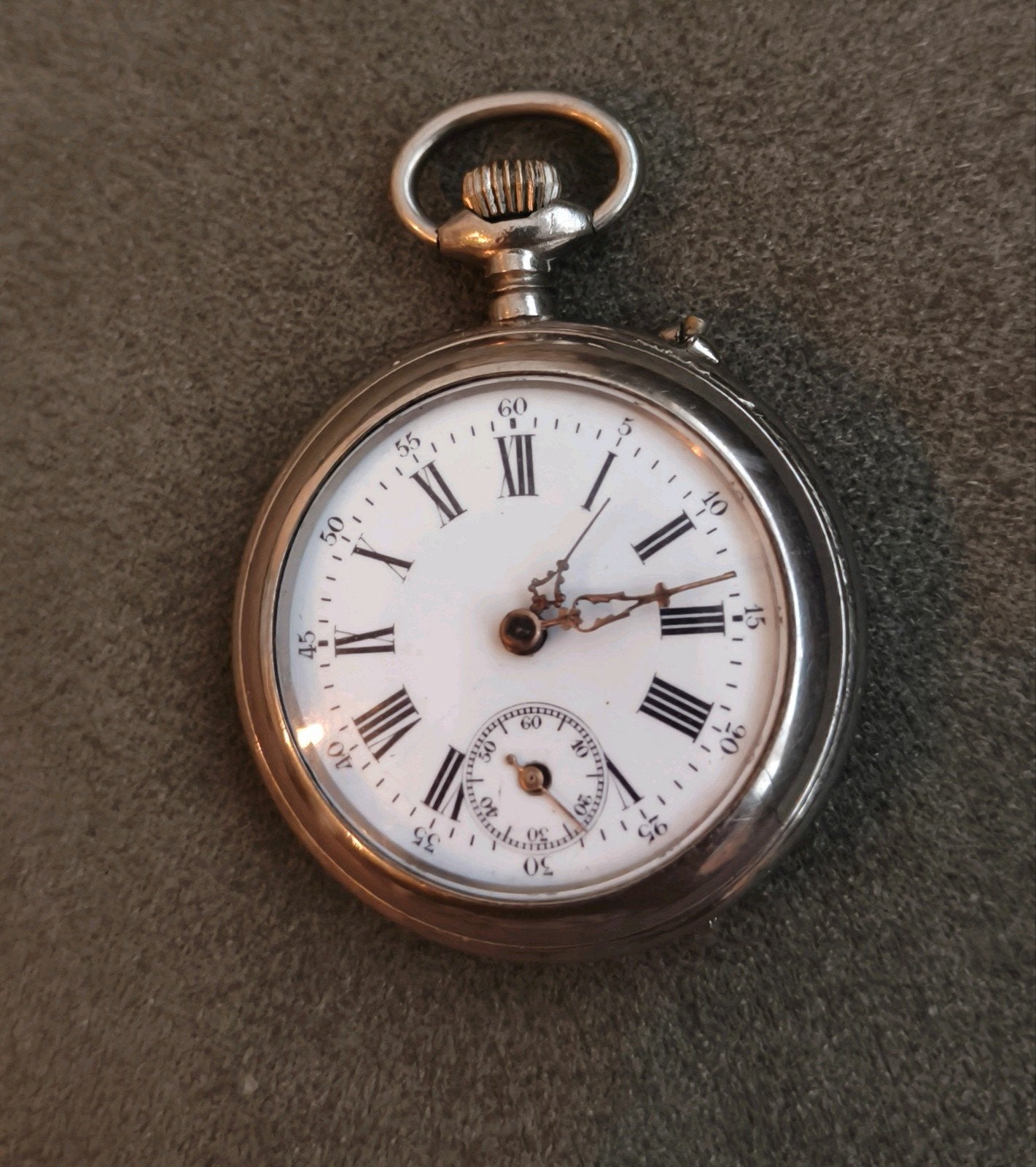 Antiek zakhorloge, Ophalen of Verzenden, Staal, Overige merken