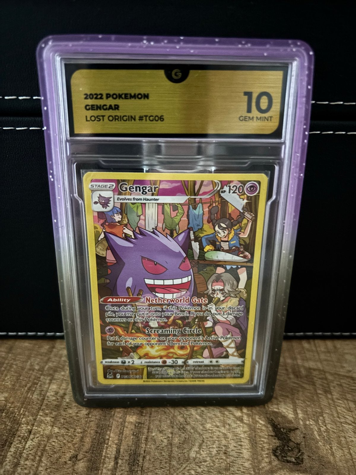 Gengar VMAX TG06/TG30 Lost Origin 2022 Pokemon Kaart PSA 10, Ophalen of Verzenden, Nieuw, Losse kaart
