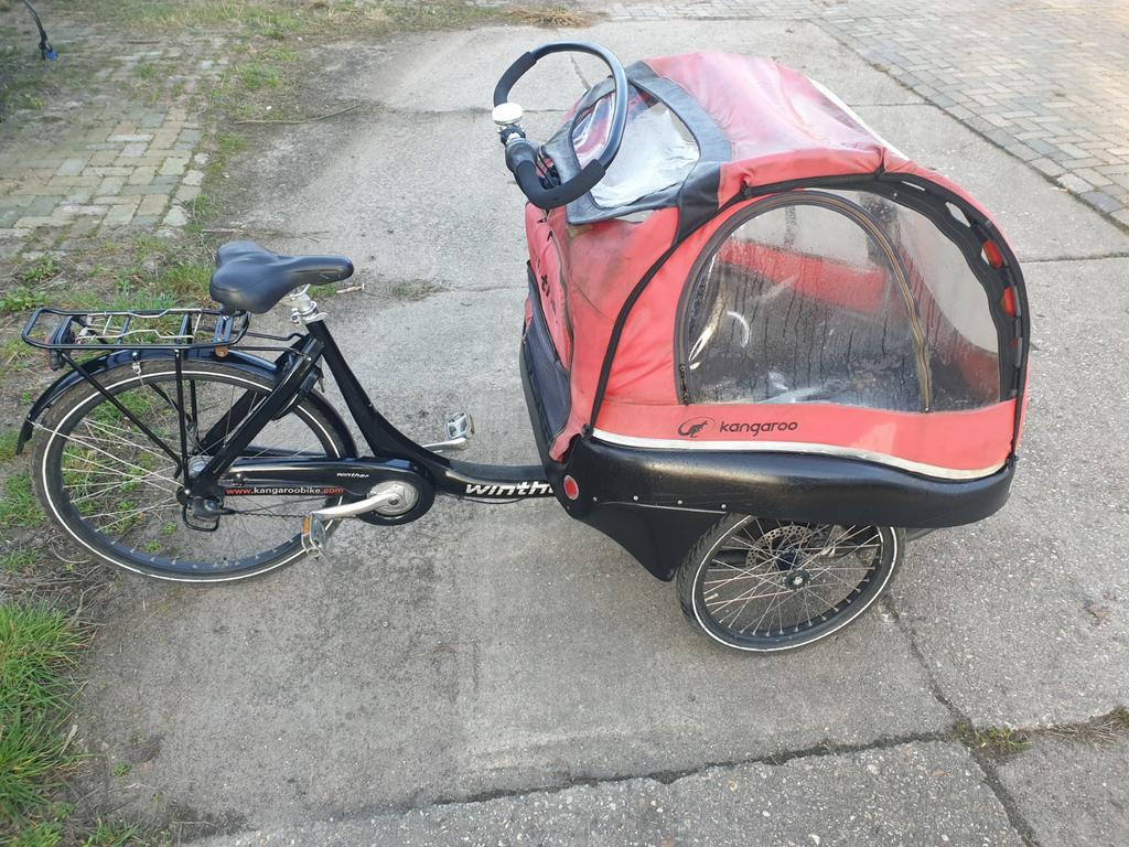 Bakfiets winther kangaroo, Ophalen of Verzenden, 80 kg of meer