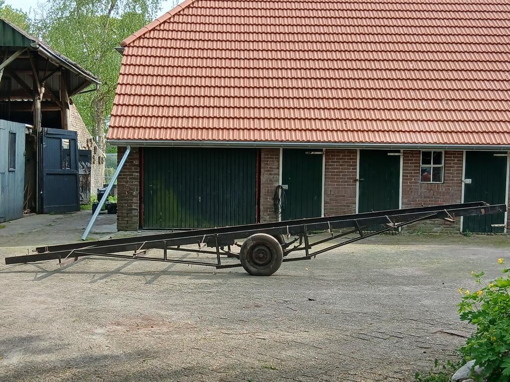 Onderstel stacaravan/tinyhouse - 693x239cm - onderhoud nodig, Ophalen