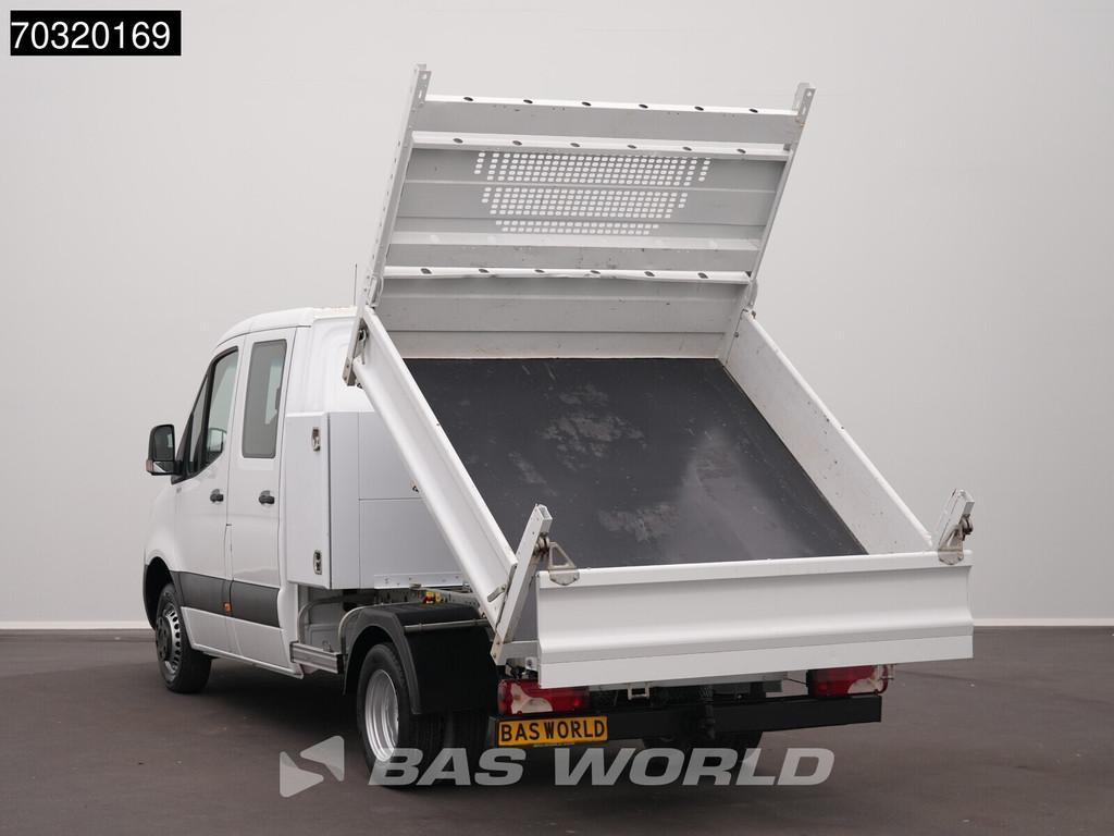 Mercedes Sprinter 514 CDI Automaat Dubbel Cabine met Kist Du, Auto's, Bestelauto's, Automaat, Stof, Gebruikt, Euro 6