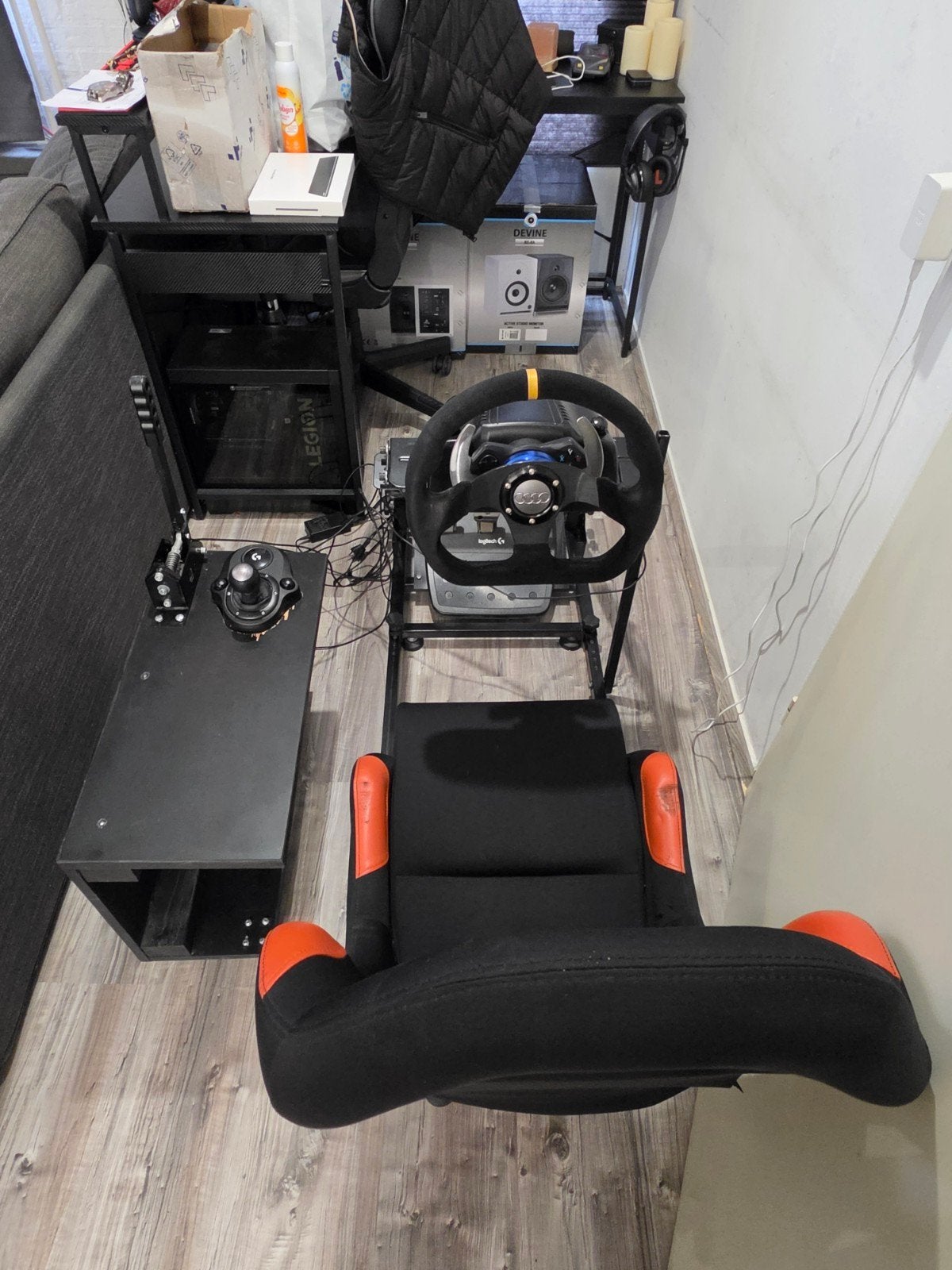 Logitech G29 racestuur met Playseat en shifter, Spelcomputers en Games, Ophalen, Gebruikt