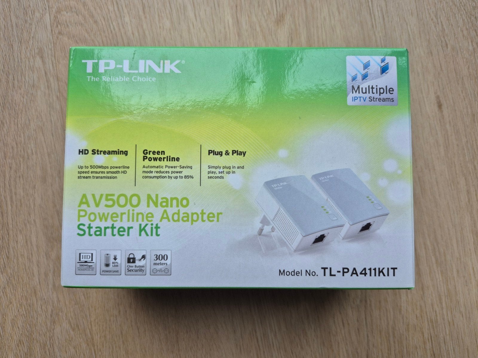 TP-Link AV500 Nano Powerline Adapter Starter Kit, Ophalen of Verzenden, Zo goed als nieuw, TP-Link