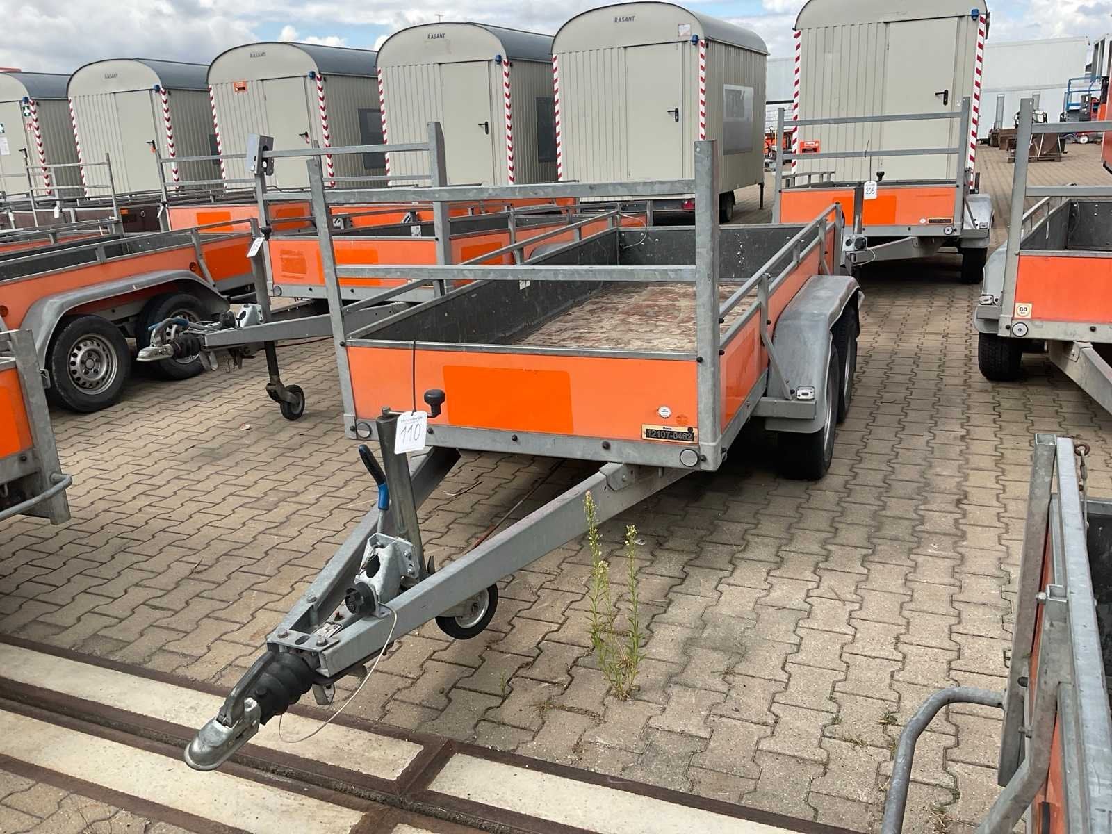 2016 Atec EB2 2-1 Dubbelas aanhangwagen, Gebruikt