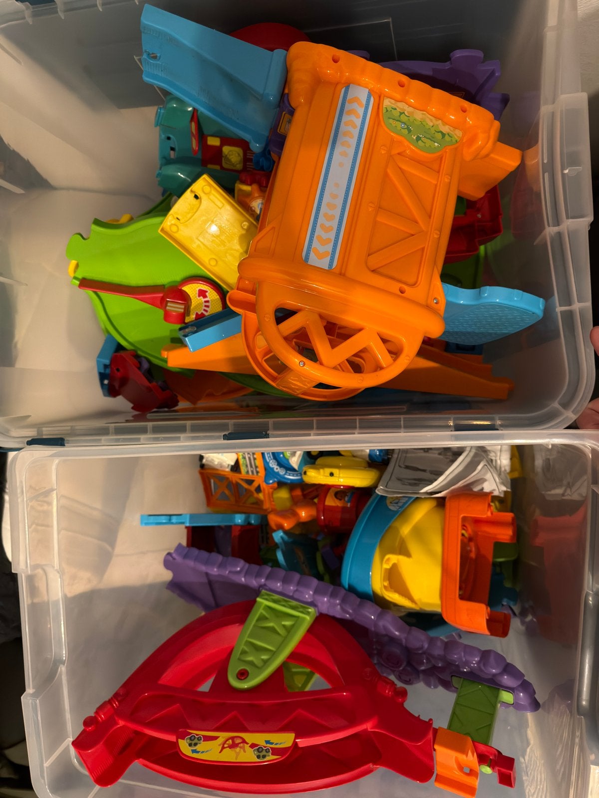 Grote collectie Vtech Toet Toet Auto's met banen en afstands, Ophalen, Gebruikt, Jongen of Meisje