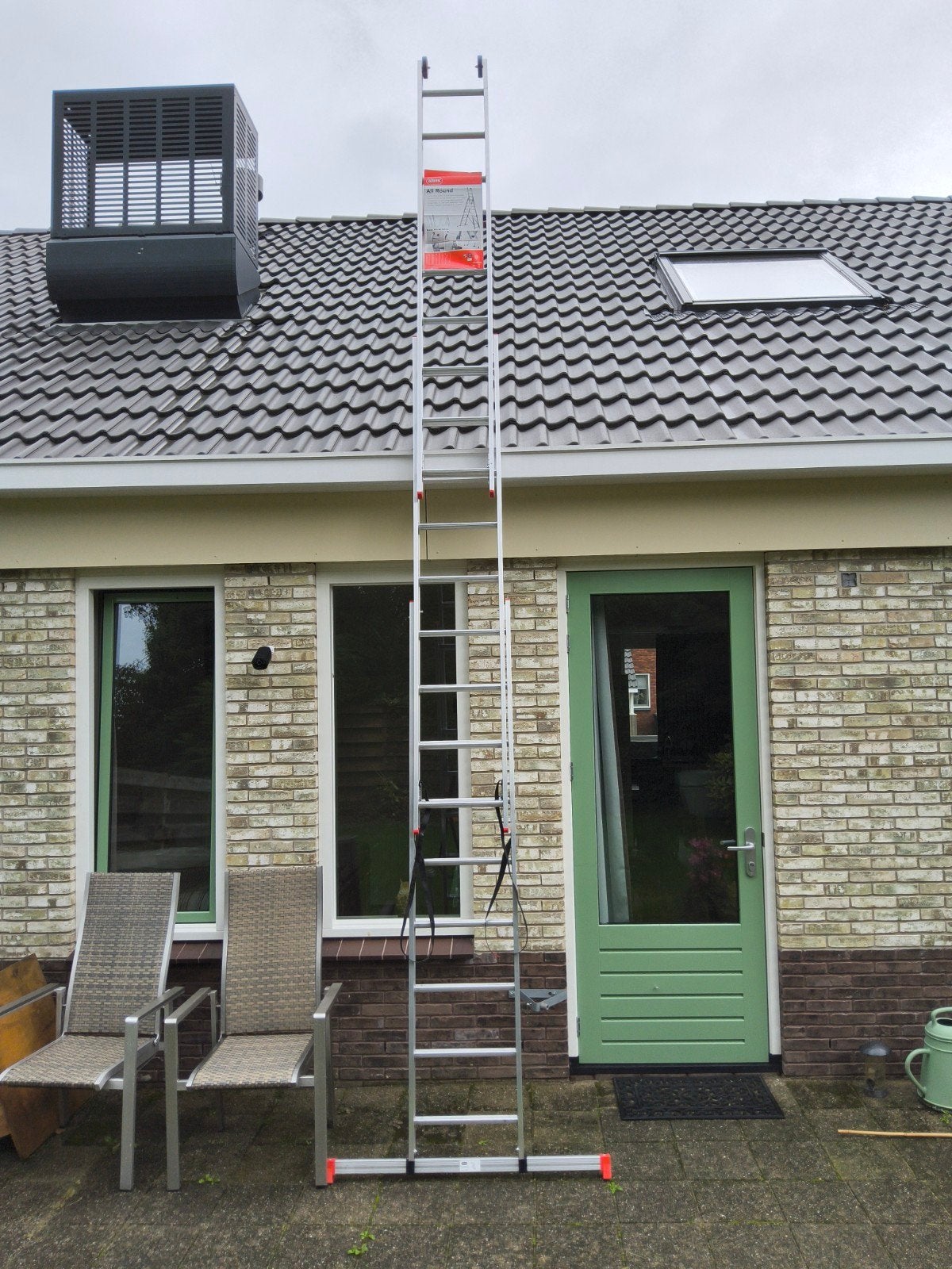 Altrex All Round reformladder - 3-delig, 3x9 sporten, Ophalen, Zo goed als nieuw, Ladder, Opvouwbaar of Inschuifbaar