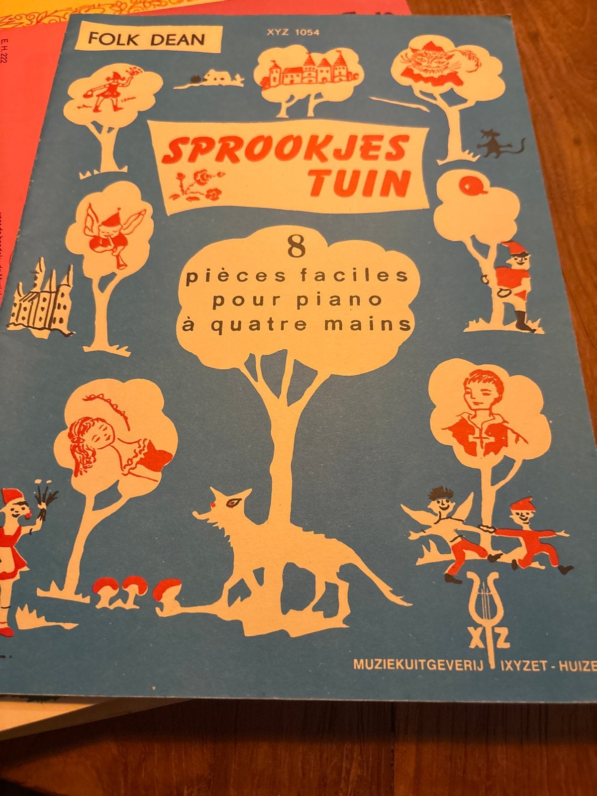 Piano boek – Sprookjes Tuin (Folk Dean) – 8 vierhandige stuk, Muziek en Instrumenten, Bladmuziek, Verzenden, Klassiek, Zo goed als nieuw