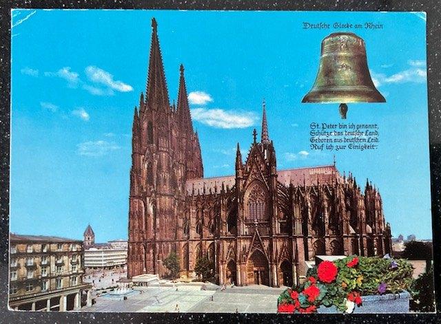 De Dom van Keulen klok en gedichtje, Ophalen of Verzenden, 1960 tot 1980, Ongelopen, Duitsland