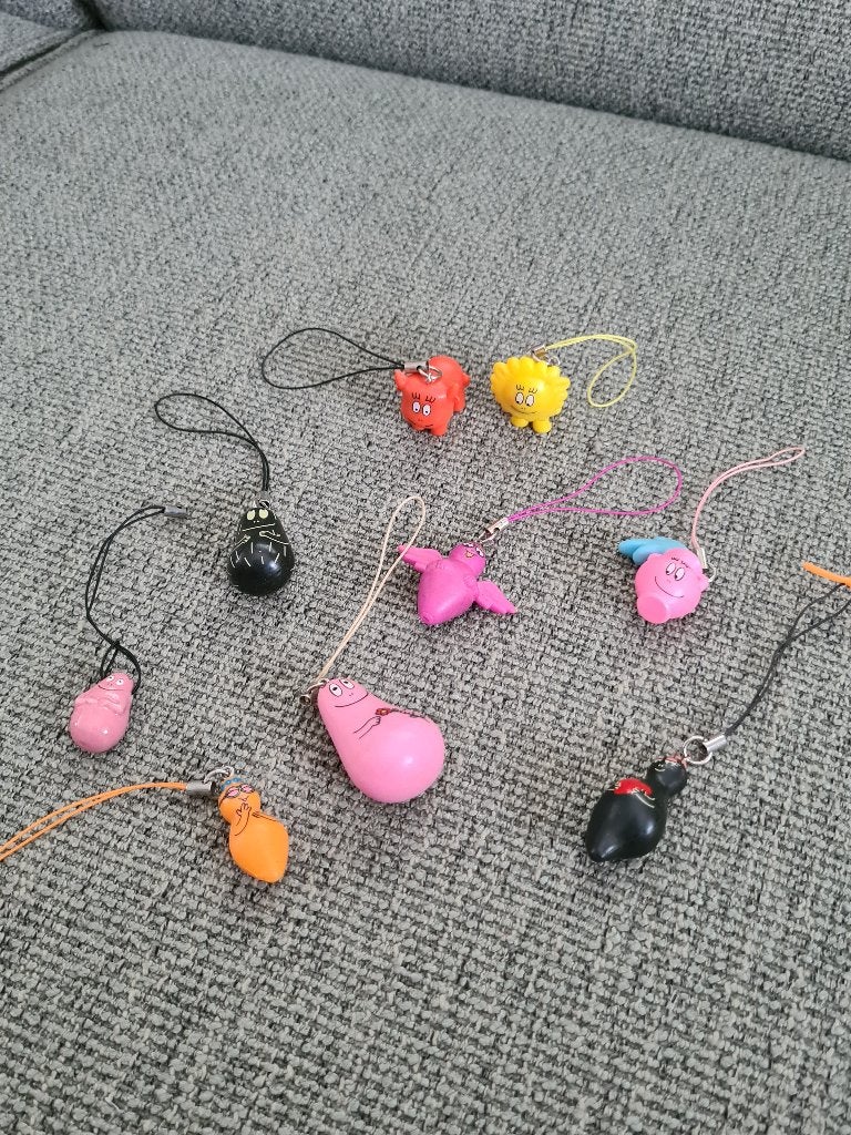 Barbapapa charm sierraad hanger hangertje voor telefoon, Gebruikt, Ophalen of Verzenden, Nvt, Nvt