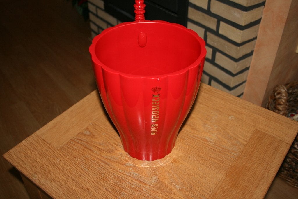 Champagnekoeler, Piper Heidsieck, Flessenkoeler, Kunststof, Ophalen of Verzenden, Zo goed als nieuw