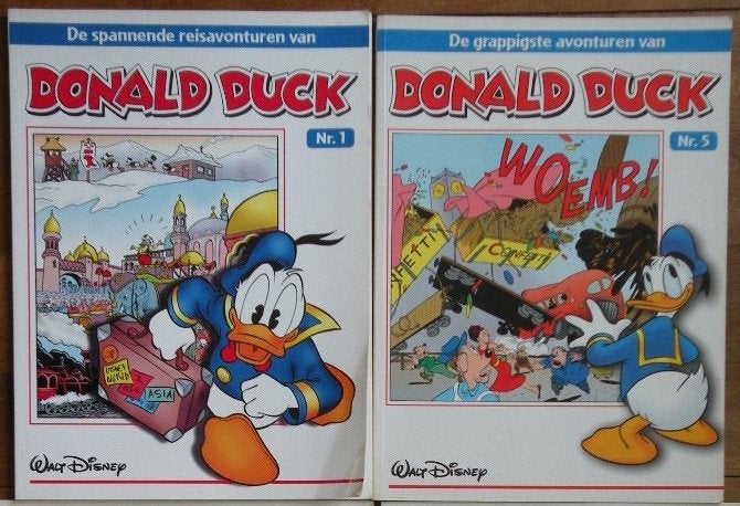 Donald Duck boeken met diverse verhalen., Boeken, Meerdere stripboeken, Ophalen of Verzenden, Zo goed als nieuw