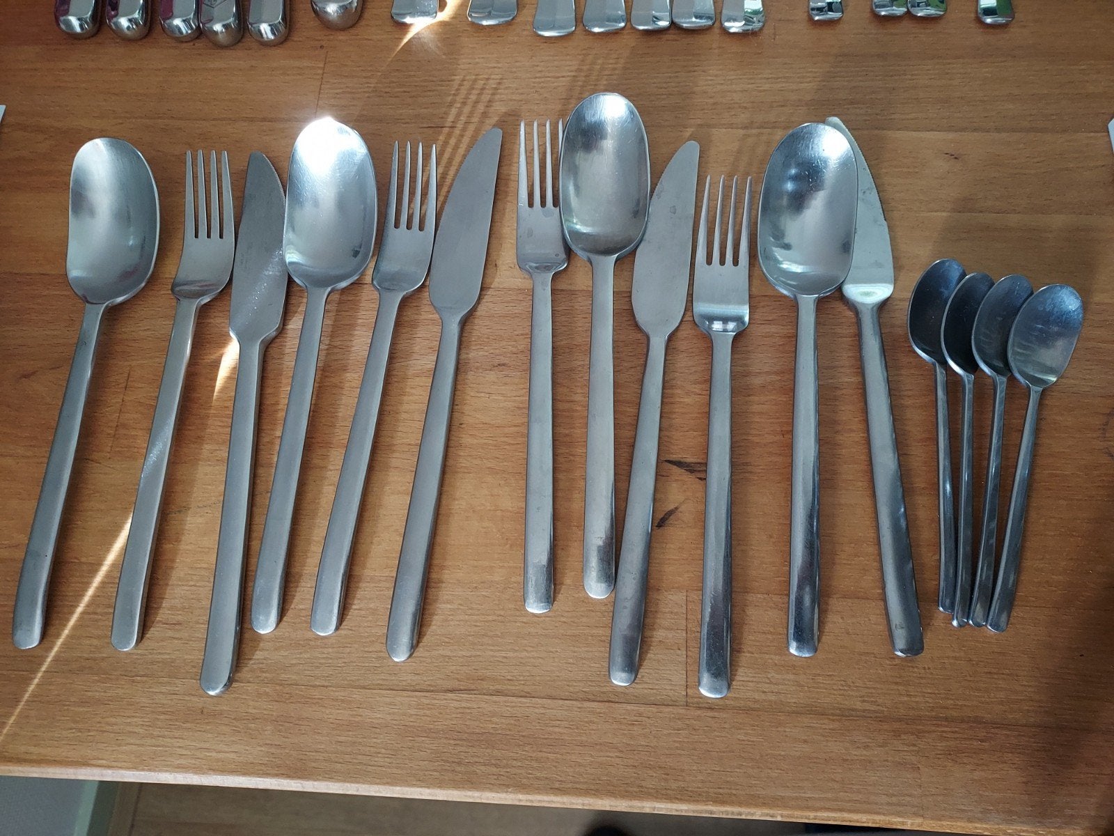ikea data 4 bestekken, Ophalen of Verzenden, Gebruikt, Rvs of Chroom, Bestekset