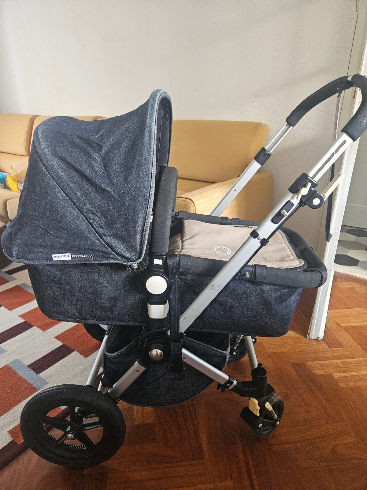 Bugaboo Cameleon Limited Edition Denim 007 Combiwagen, Ophalen, Gebruikt, Bugaboo, Combiwagen