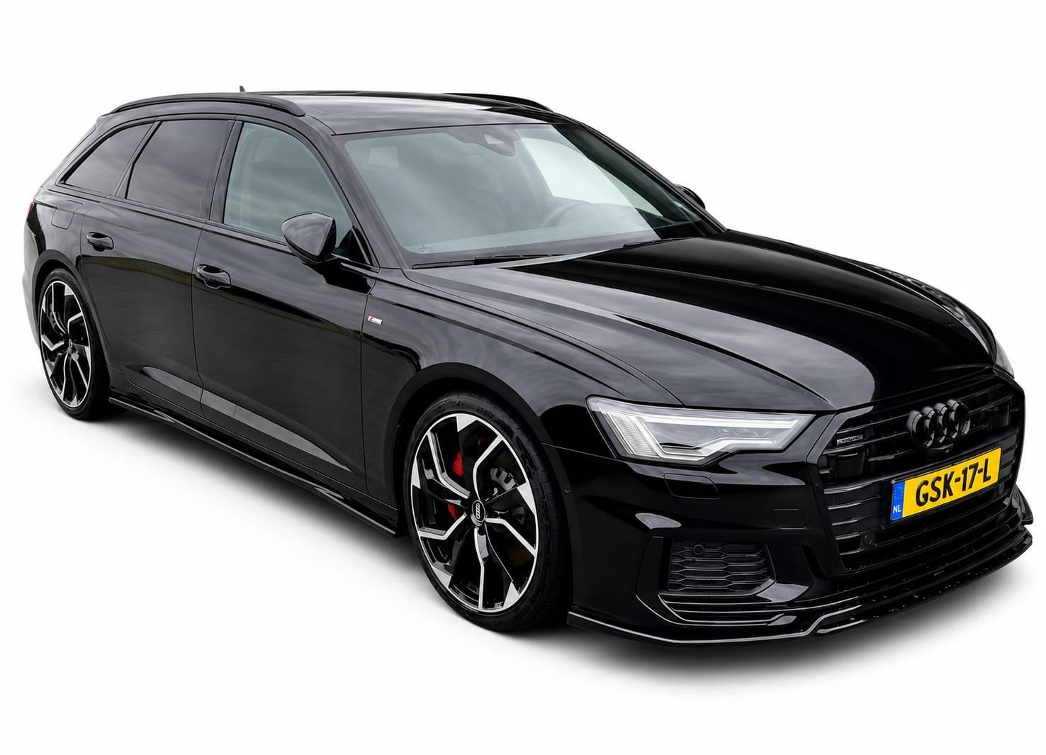 Audi A6 55 Tfsi e Quattro Pano Competition RS zetels 21 inch, Auto's, Audi, Automaat, 4 cilinders, Zwart, Plug-in hybride