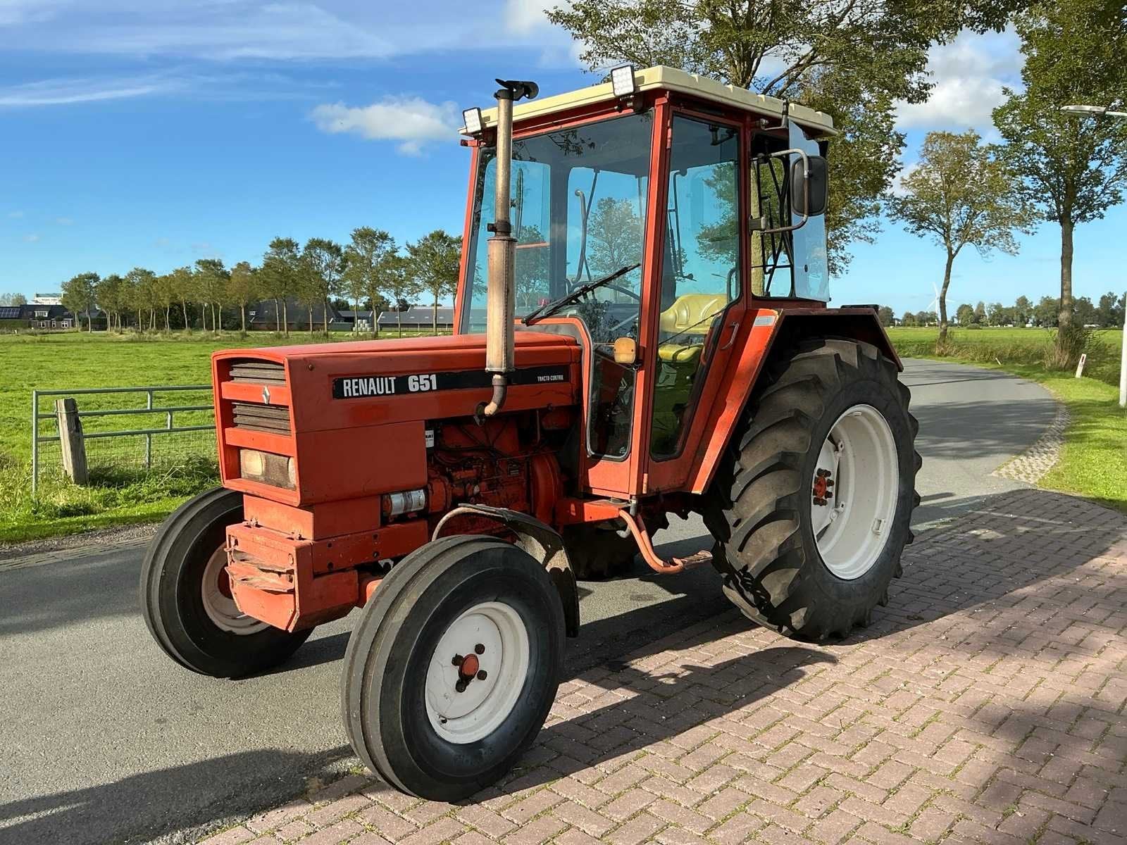 1980 renault 651 Tweewielaangedreven landbouwtractor, Gebruikt, Renault