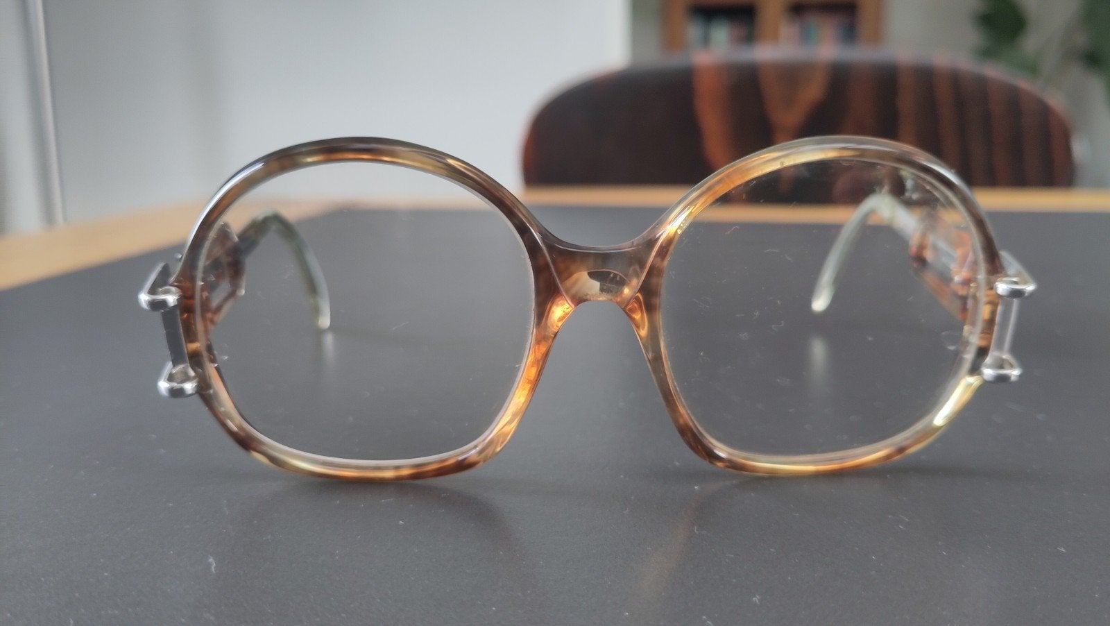 Vintage Neostyle Stereo 3 bril - Made in Germany, Overige merken, Gebruikt, Bruin, Ophalen of Verzenden