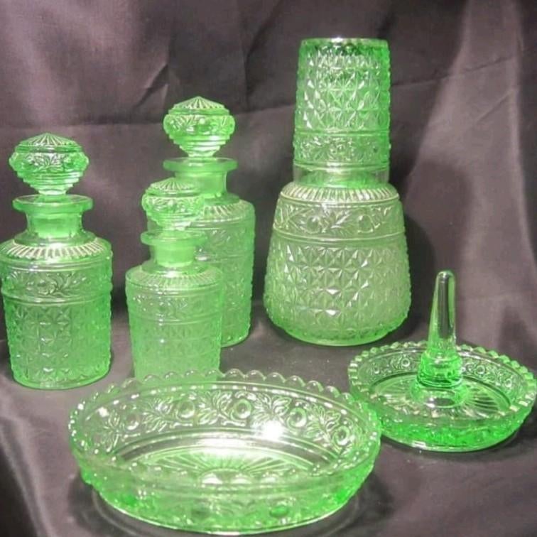 Antieke Val St Lambert set., Ophalen of Verzenden