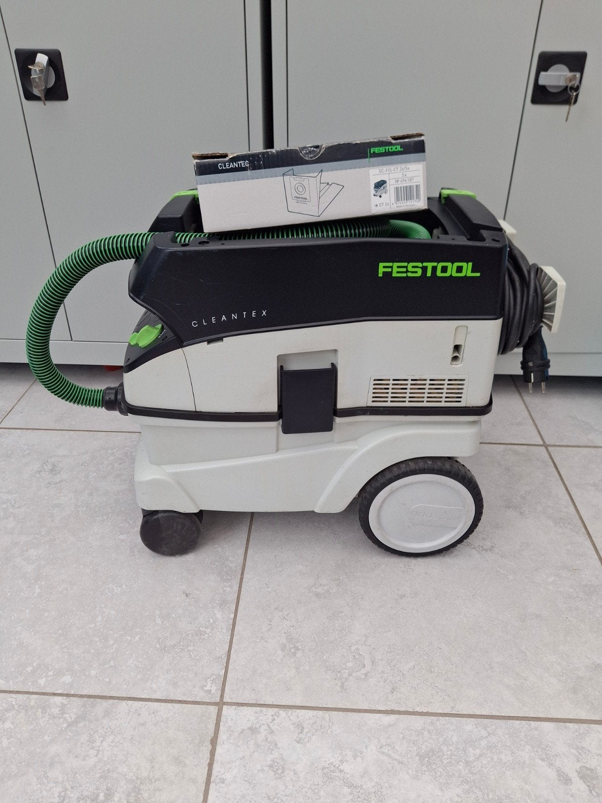 Festool CTL 26 E cleantex stofzuiger, Ophalen