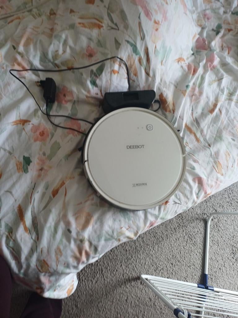 Robot stofzuiger Ecovacs deebot 600 stofzuigen en dweilen, Ophalen, Reservoir, Minder dan 1200 watt, Robotstofzuiger