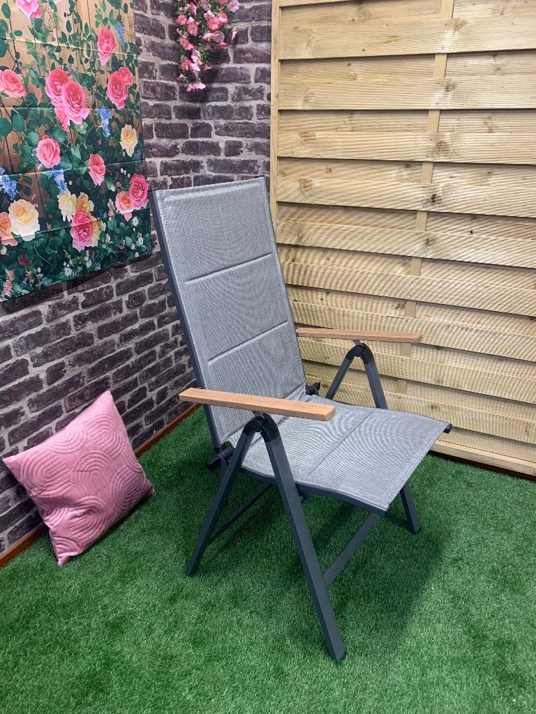 Tuinstoel Genua, Ophalen, Nieuw, Aluminium, Verstelbaar