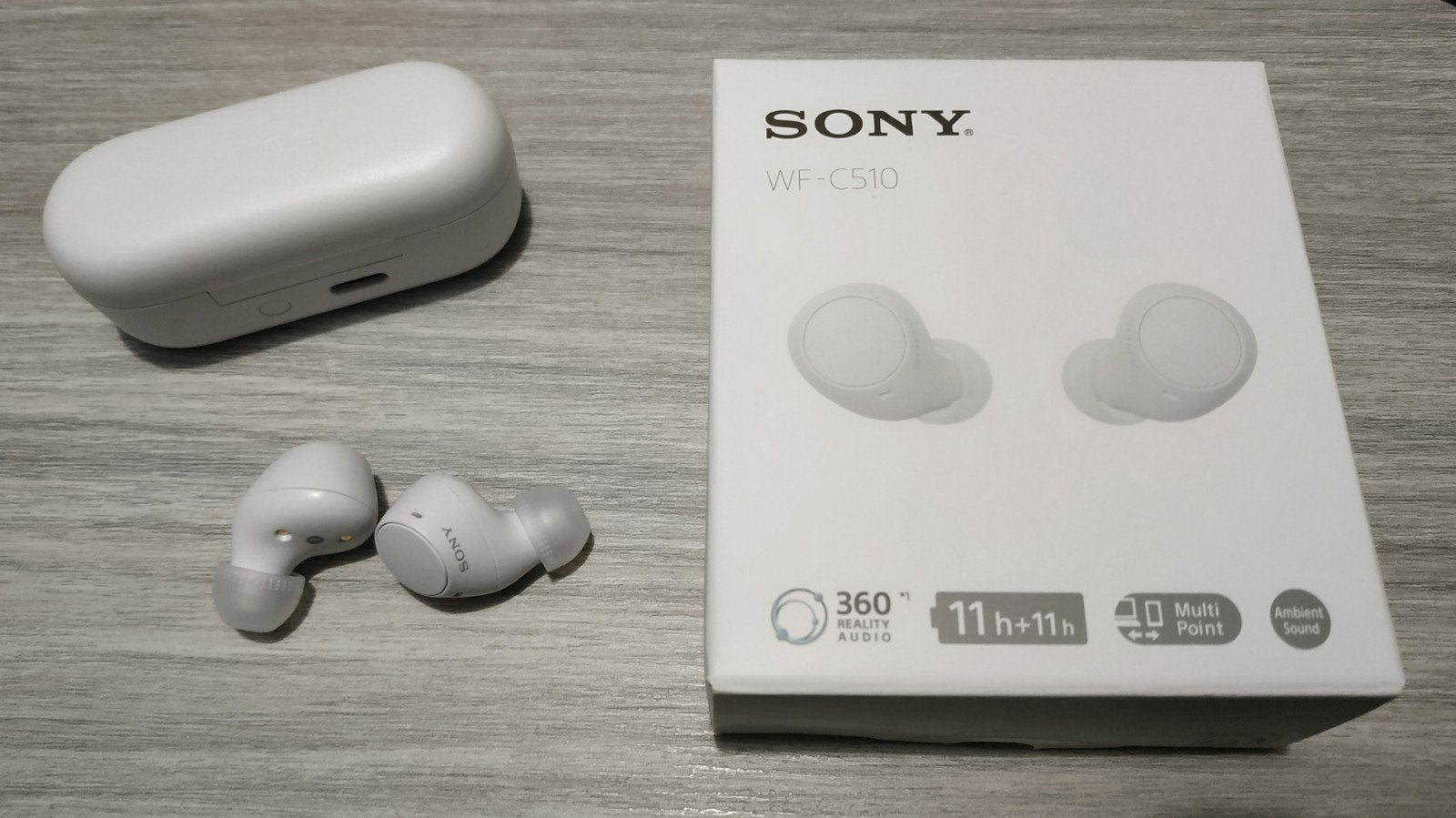 Sony WF-C510 Draadloze In-ear Koptelefoon Wit, Audio, Tv en Foto, In-ear, Ophalen of Verzenden, Zo goed als nieuw, Wit