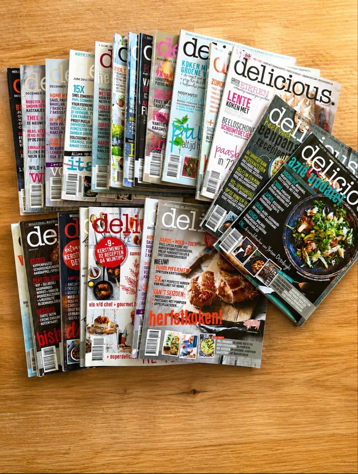 18x delicious. kooktijdschriften (2010-2015), Ophalen, Gelezen, Overige typen