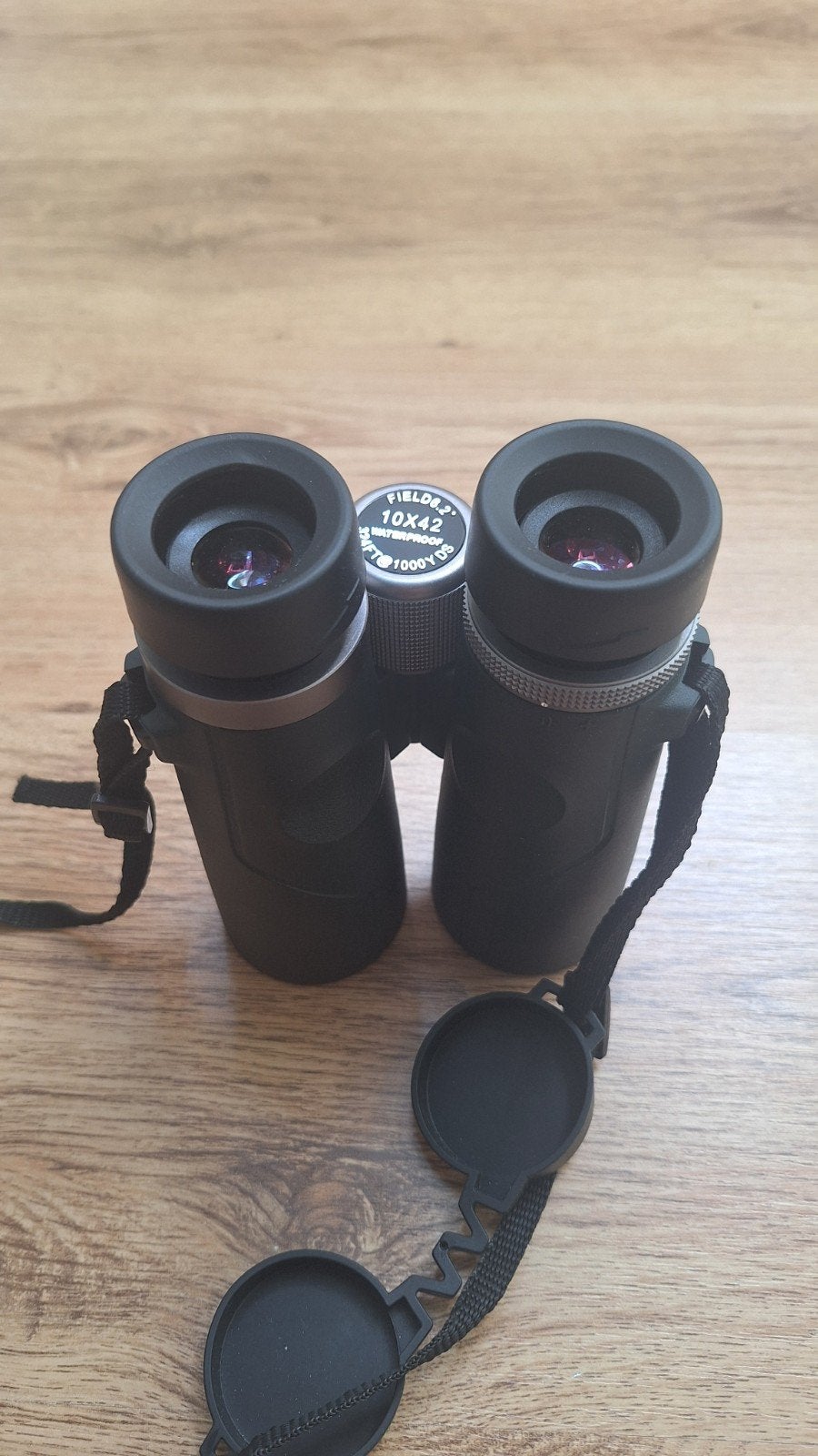 High Power Verrekijker 10x42 - Waterdicht & Helder Zicht, Ophalen of Verzenden, Nieuw, 8 tot 12x, Met hoes of tas
