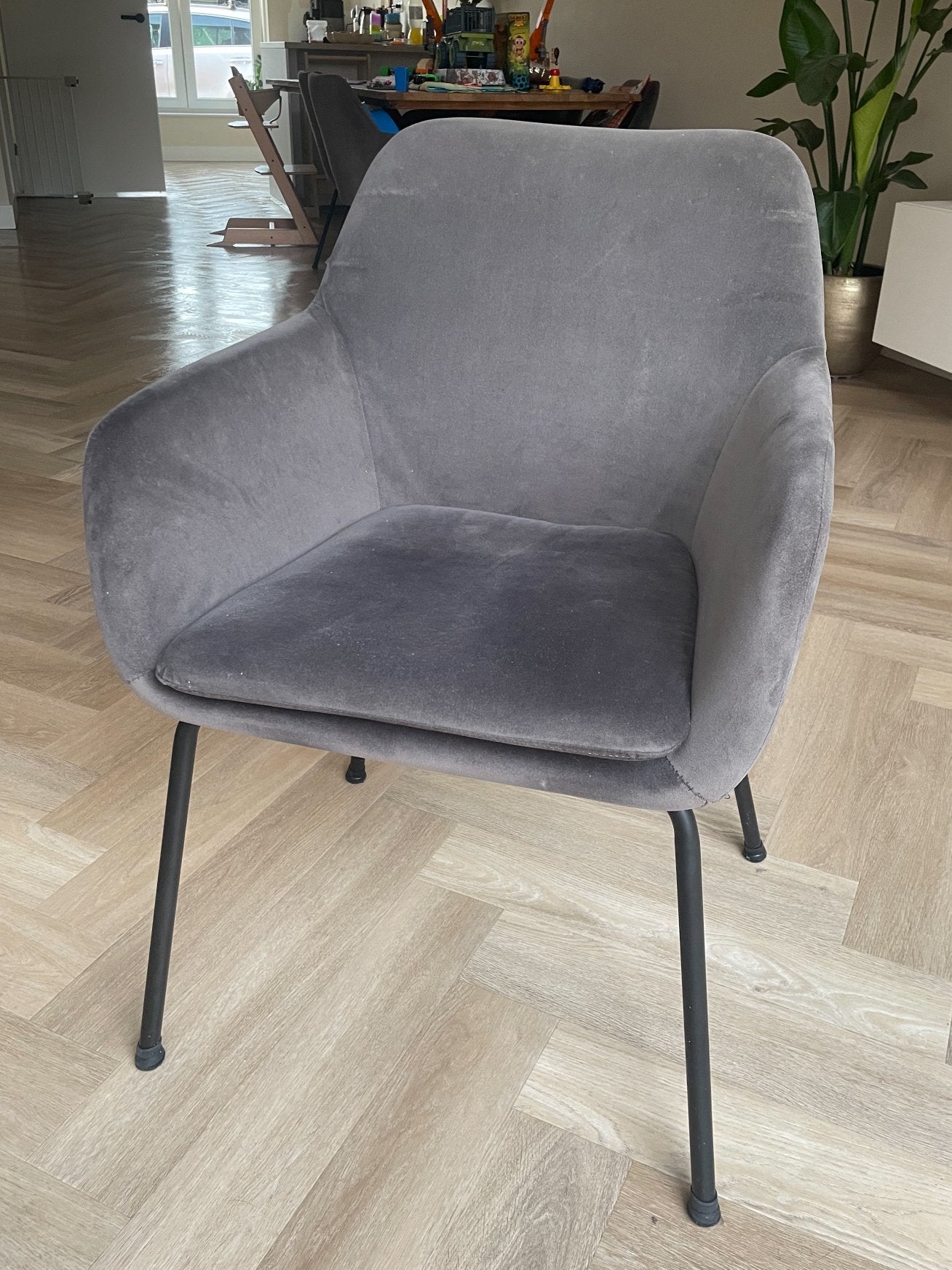 Vtwonen mood eetkamerstoelen 4x of 8x, Ophalen, Gebruikt, Stof