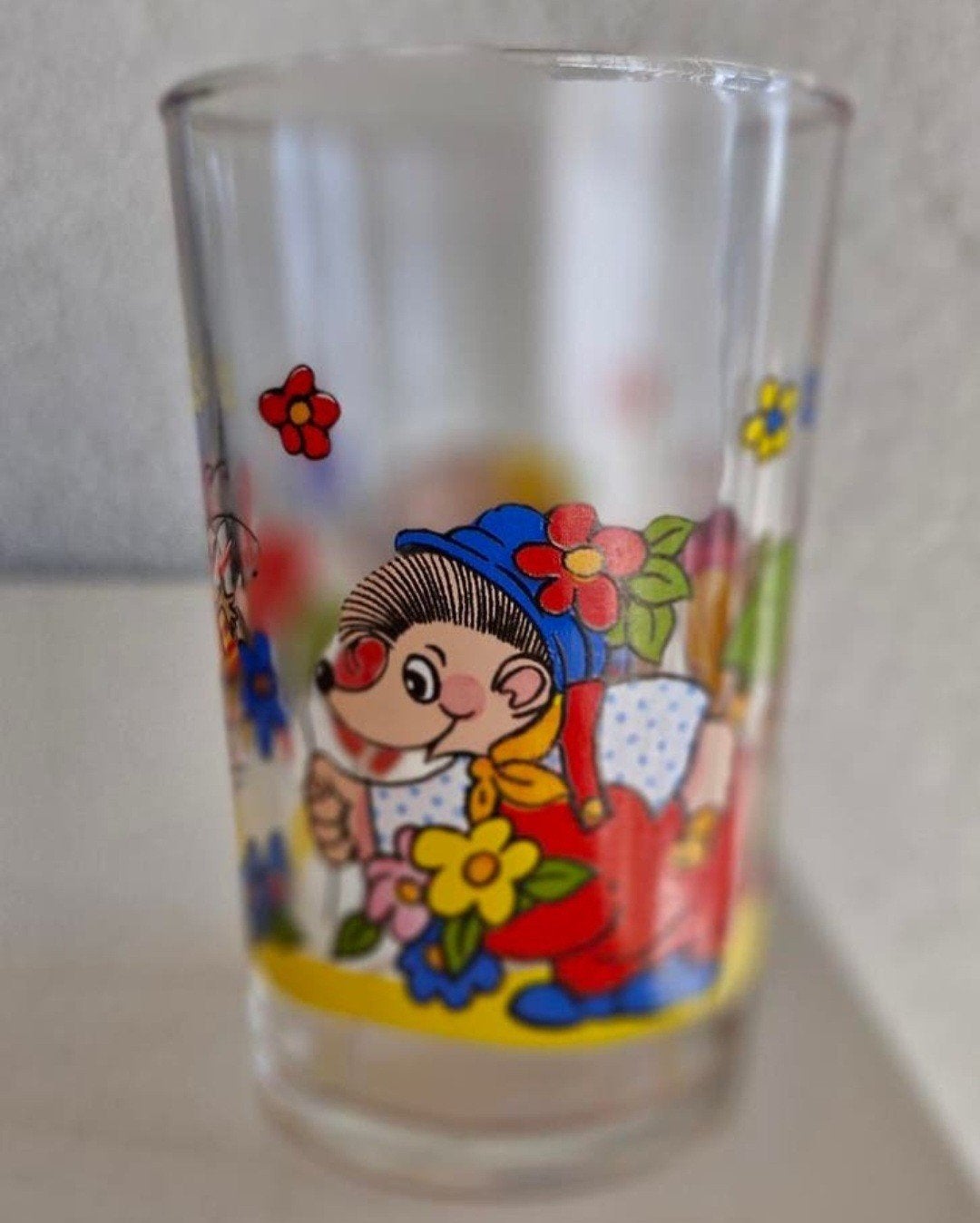 Kinderglaasje met Egel opdrukken, Ophalen of Verzenden, Zo goed als nieuw