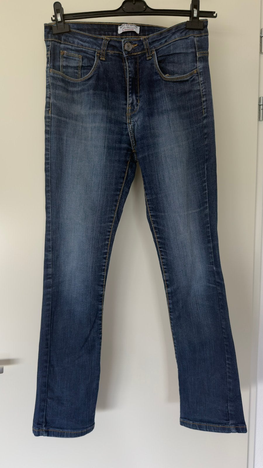 Donkerblauwe spijkerbroek, maat 40 - W30/L30, Brams Paris, Ophalen of Verzenden, Zo goed als nieuw, Blauw, W30 - W32 (confectie 38/40)