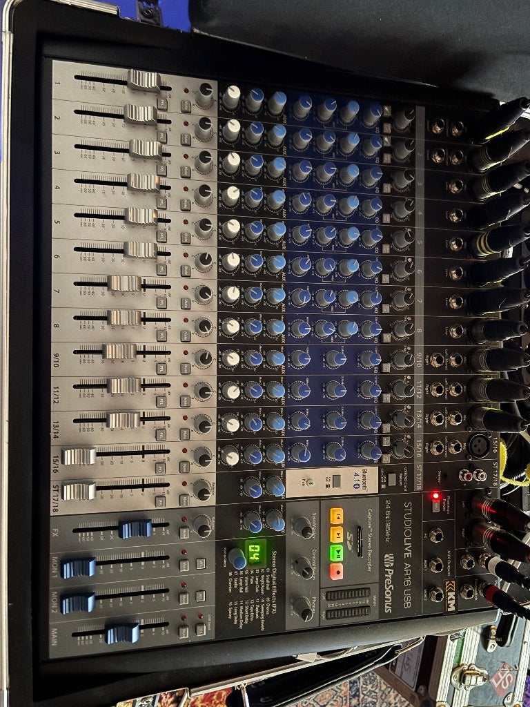 Presonus AR16 USB, Ophalen of Verzenden, Gebruikt, 10 tot 20 kanalen, Microfooningang