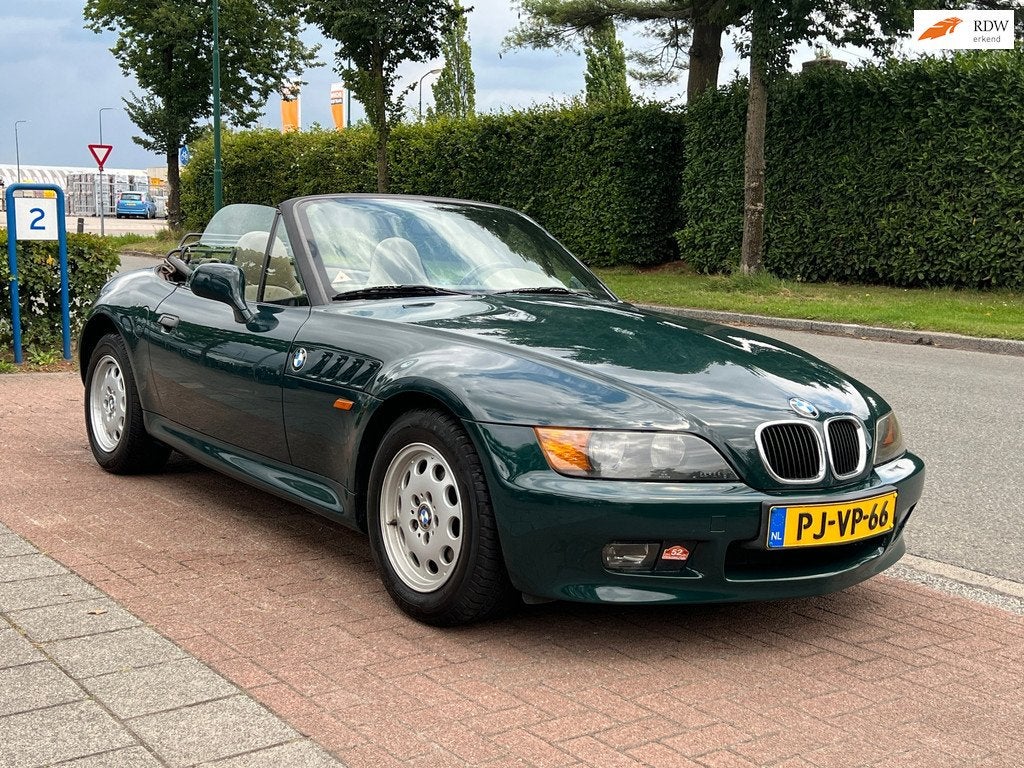 BMW Z3 Roadster 1.8 *Dlr. Onderhouden| Youngtimer I * APK 4-, Euro 2, Achterwielaandrijving, Gebruikt, 4 cilinders
