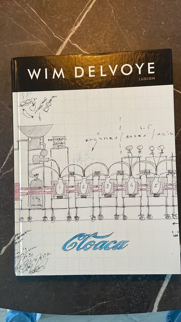 wim delvoye cloace/ strontmachine, Ophalen of Verzenden, Overige onderwerpen, Wim delvoye, Zo goed als nieuw