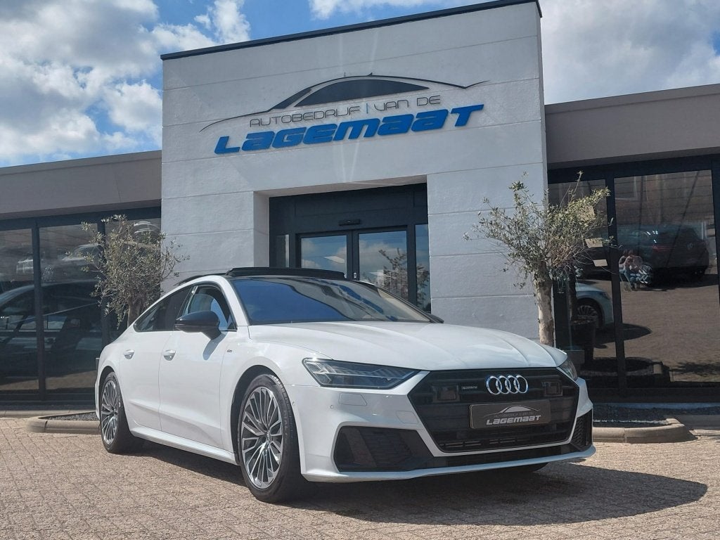 Audi A7 Sportback Sportback 55 TFSI-e Quattro | Competition, Gebruikt, Euro 6, 4 cilinders, Wit
