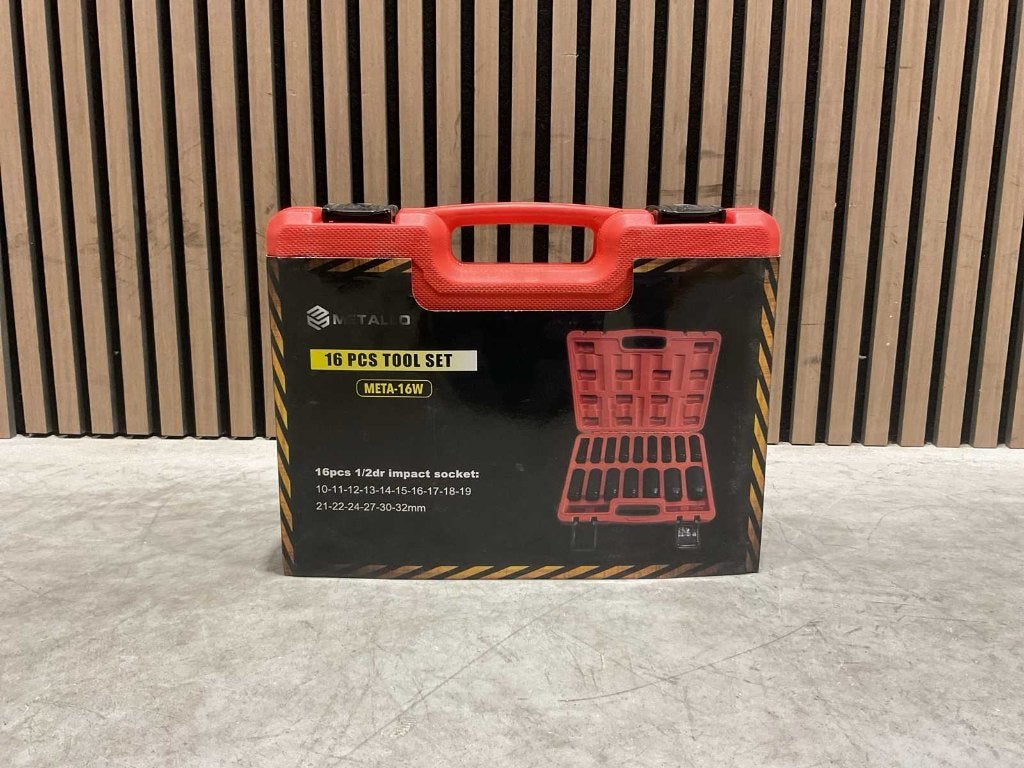 Metallo Krachtdoppenset/Impactdopset 16 delig‼️