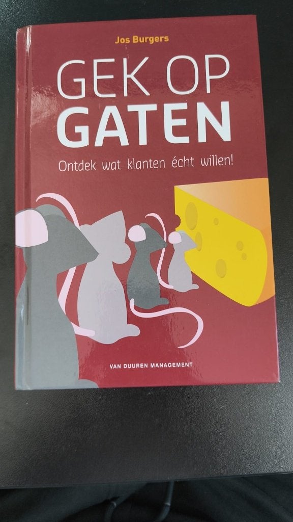 Gek op gaten - Jos Burgers, Ophalen of Verzenden, Zo goed als nieuw, Economie en Marketing, Jos Burgers