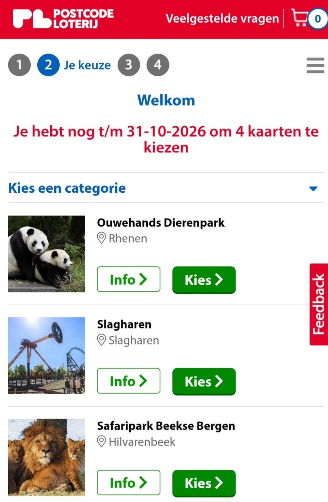 4 kaartjes te koop voor een uitstapje naar keuze, Drie personen of meer, Ticket of Toegangskaart