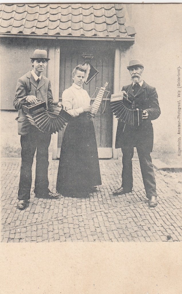 3 Muzikanten Westerbouwingboot, Verzenden, Voor 1920, Ongelopen, Gelderland