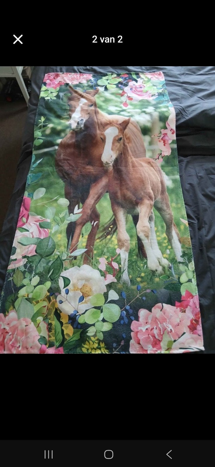 2 leuke strand bad handdoeken. I.z.g.s. voor een paardenfan., Ophalen, Jongetje of Meisje, Wit, Overige typen