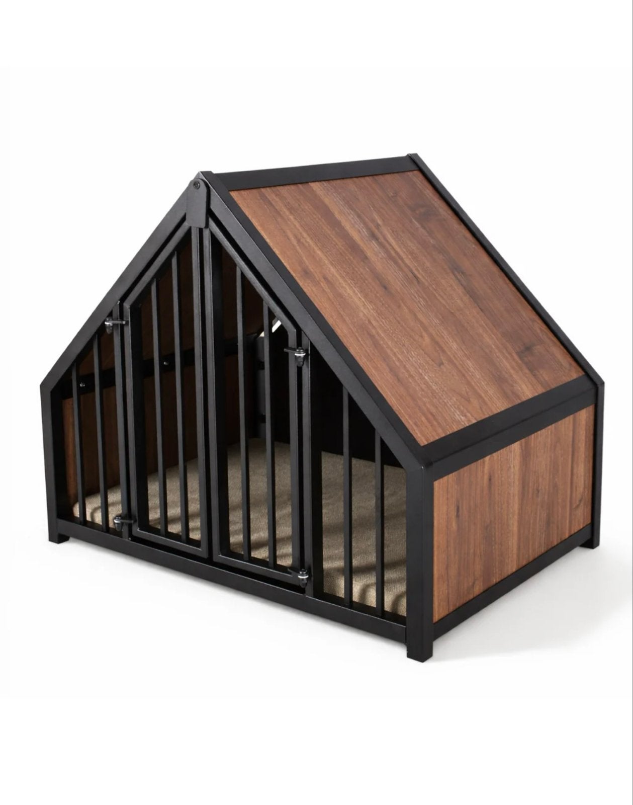 Woef woning bench Large nieuw in doos., Dieren en Toebehoren, Hondenhokken, Ophalen, Zo goed als nieuw, Minder dan 65 cm