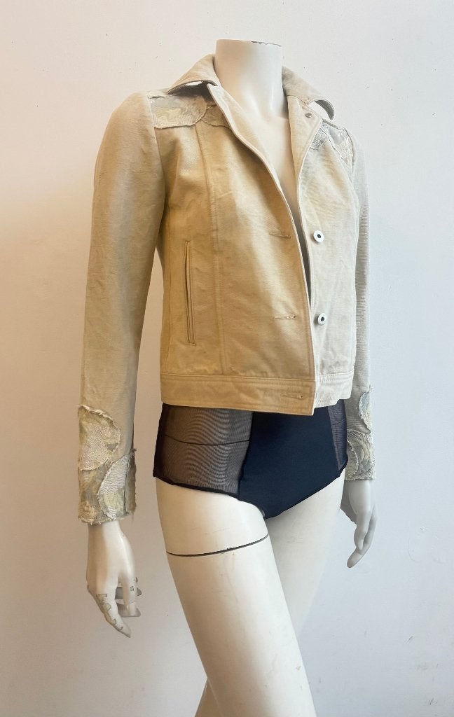 DKNY 100 % katoen cropped jasje 36, Ophalen of Verzenden, Maat 36 (S)