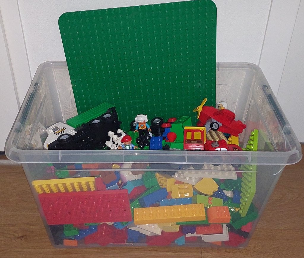 duplo assortiment 6 kg (plus grondplaten), Ophalen of Verzenden, Gebruikt, Duplo