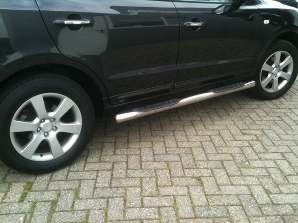 Hyundai Santa Fe Sidebars met opstapjes 70mm dik, Niet ingevuld, Niet ingevuld, Niet ingevuld