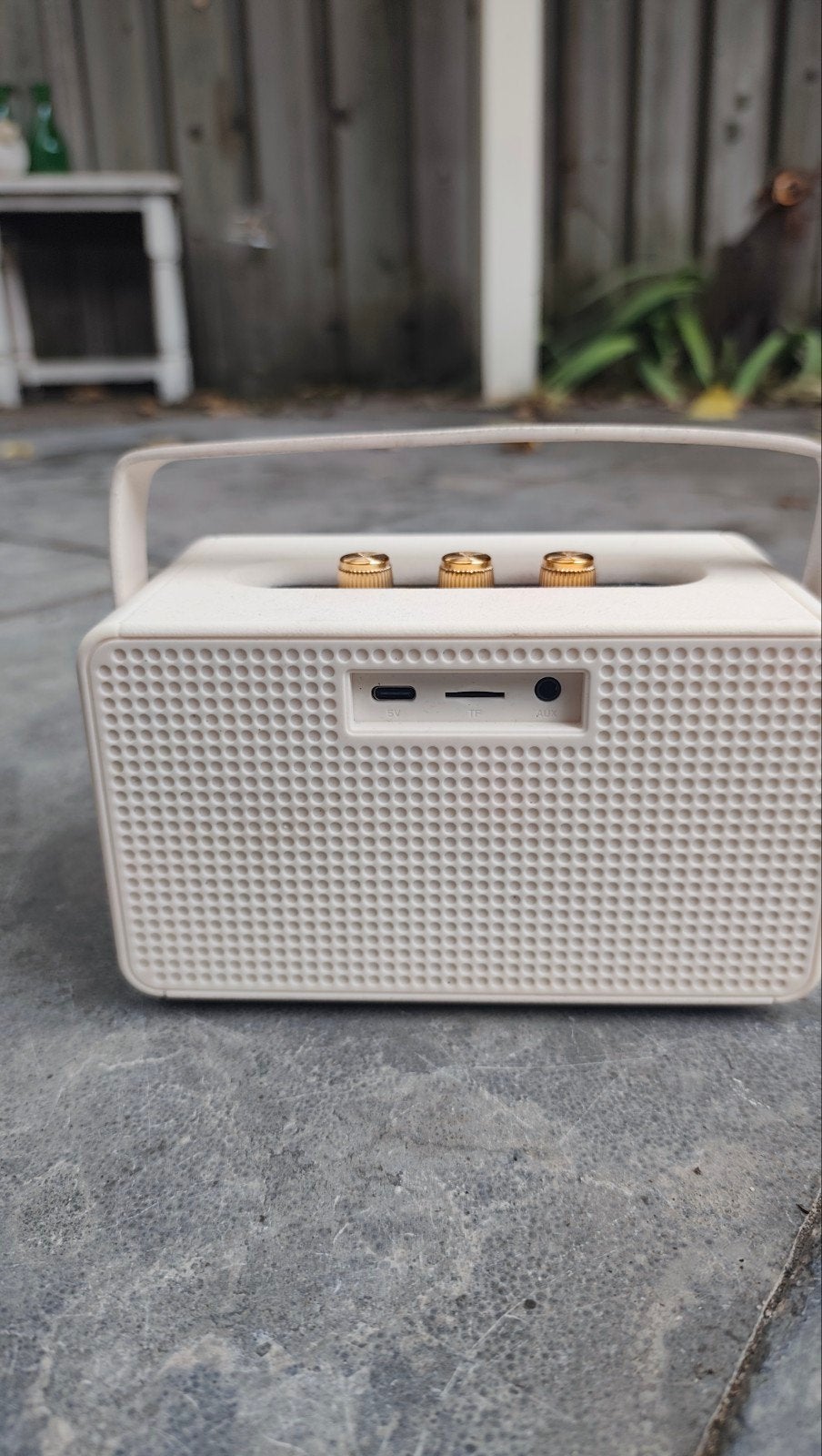 Marshall Kilburn II Draagbare Bluetooth Speaker Wit, Zo goed als nieuw, Draagbare speaker, Minder dan 60 watt, Bluetooth