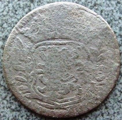 West - Friesland: - oude bronzen duit 1716. - Bodemvondst., Verzenden, Vóór koninkrijk, Overige waardes, Losse munt
