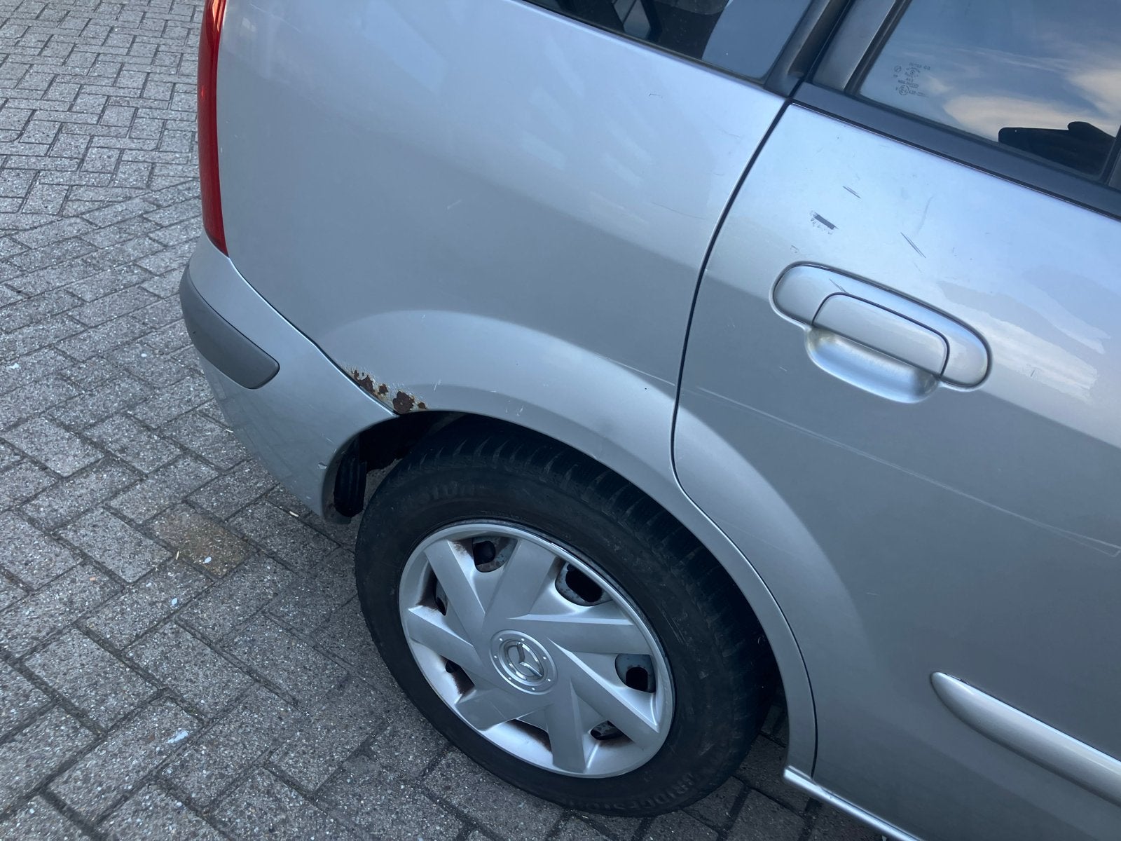 Mazda Premacy 1.8 Comfort 2002 Grijs, Auto's, Mazda, Voorwielaandrijving, 4 cilinders, 100 pk, Origineel Nederlands