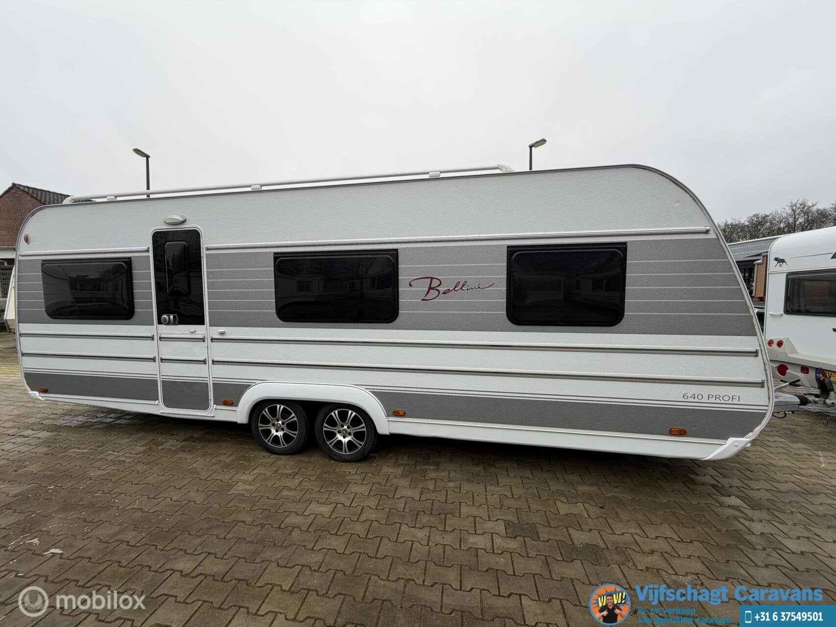 Tabbert Bellini 640 Profi, Caravans en Kamperen, Tabbert, Bedrijf, 8 meter en meer, Tot en met 5