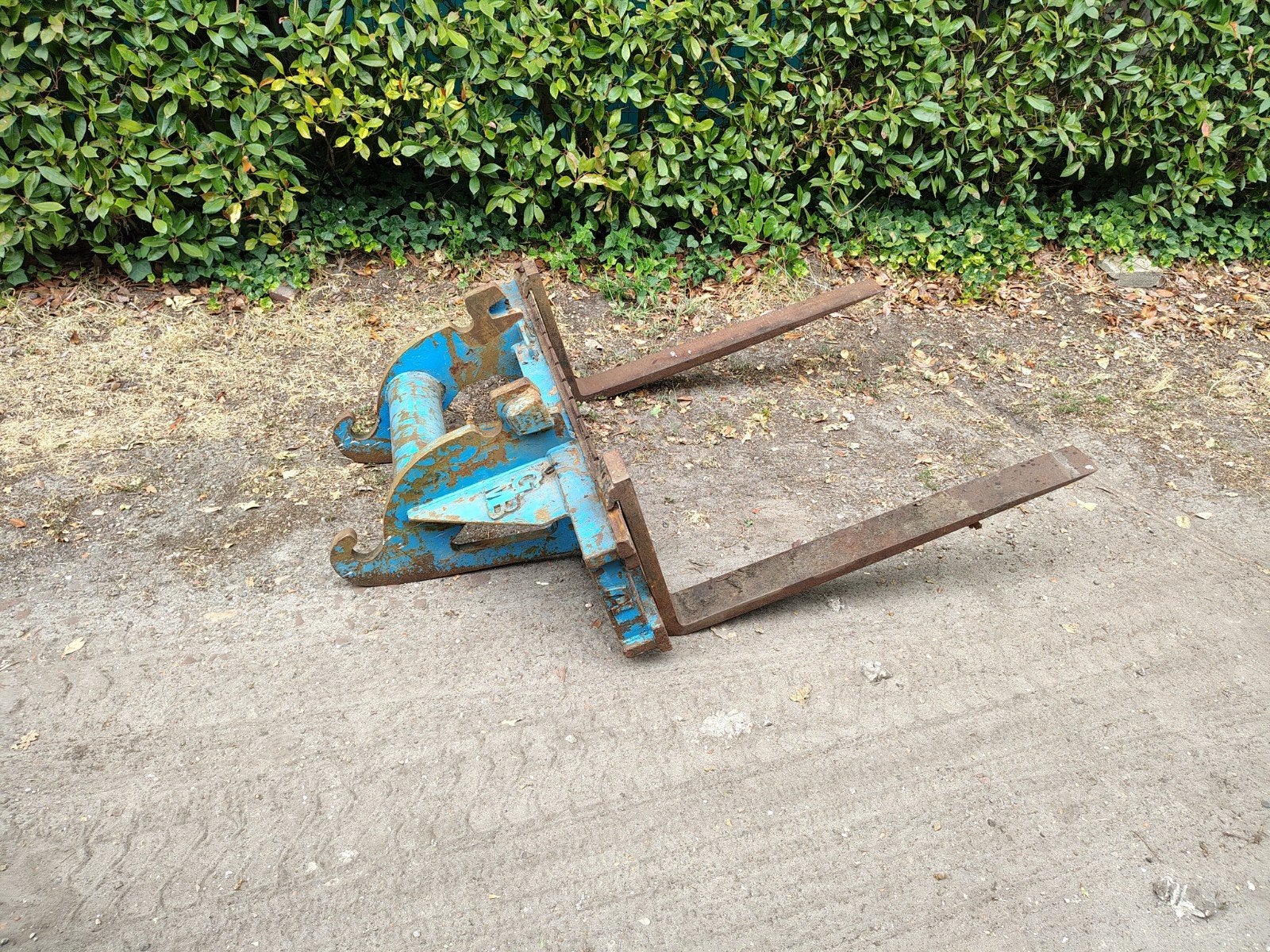 Verachtert palletbord voor kraan, Ophalen of Verzenden, Gebruikt, IJzer