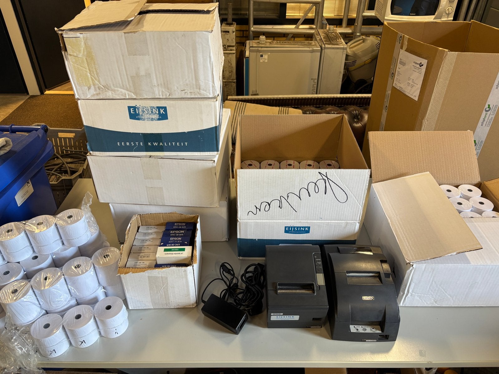 Epson Kassabonprinters met 335 rollen en inktlinten, Computers en Software, Printerbenodigdheden, Nieuw, Ophalen of Verzenden