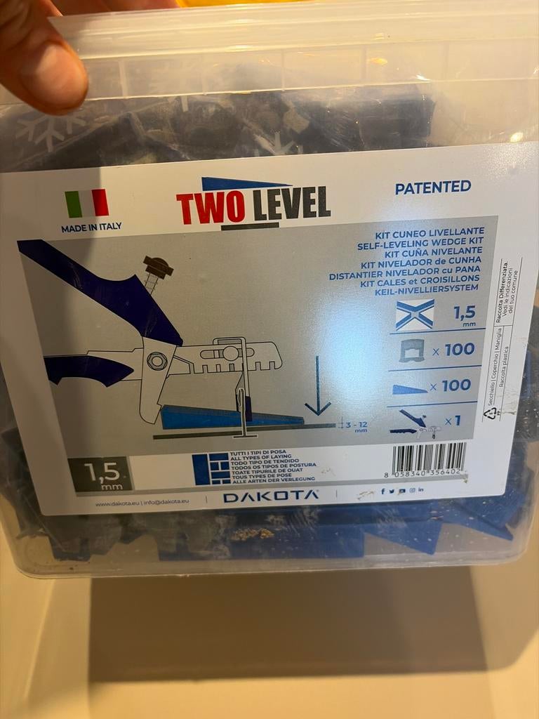 Tegel Nivelleersysteem - Two Level Kit (1.5mm), Ophalen of Verzenden, Zo goed als nieuw, 1:72 tot 1:144, Overige merken